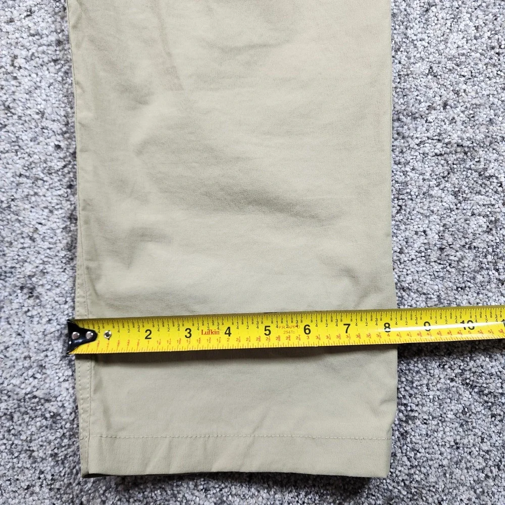 The North Face Hiking Pants Mens 36 Long Khaki Nylon Stretch Excellent